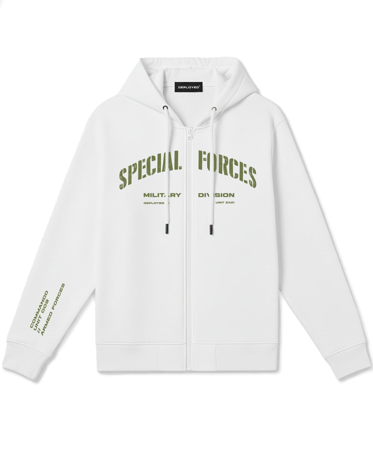 Deployed Special Forces Zipper Hoodie