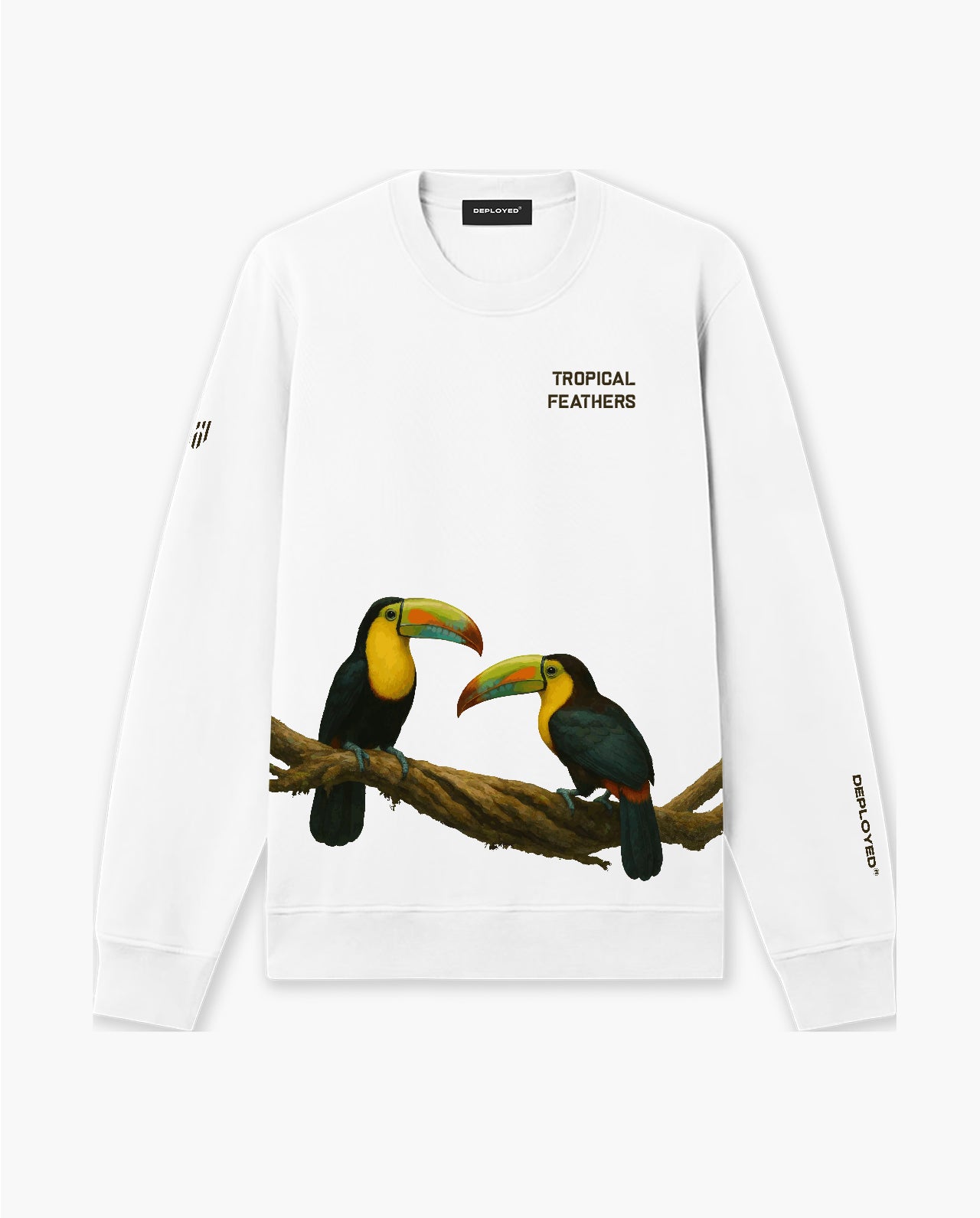 Tropical Feathers Lightweight Premium Sweatshirt