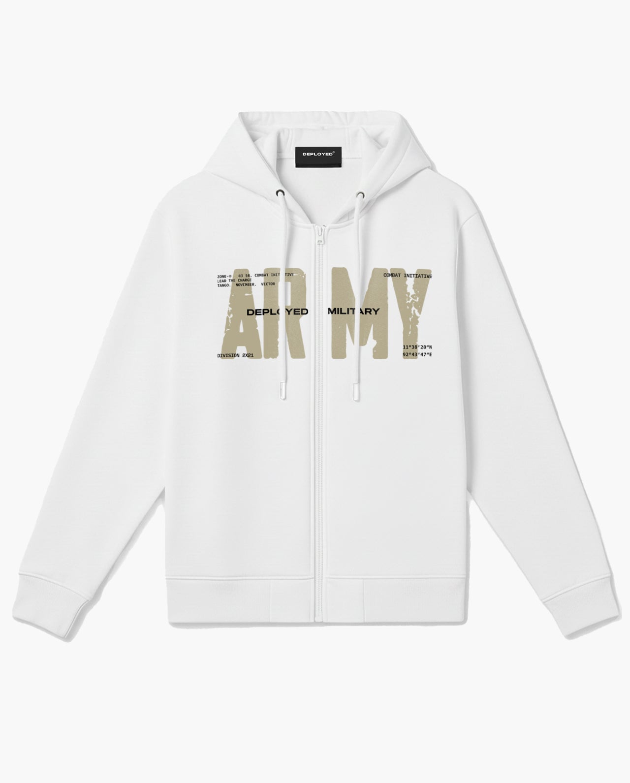 Army Tactical Zipper Hoodie