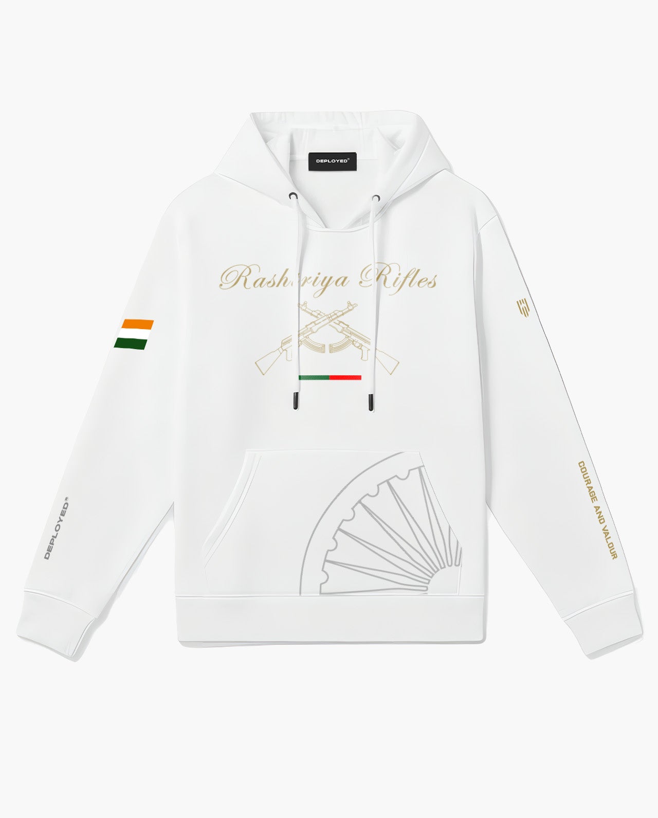 Rashtriya Rifles Special Edition Snow Soft Premium Hoodie