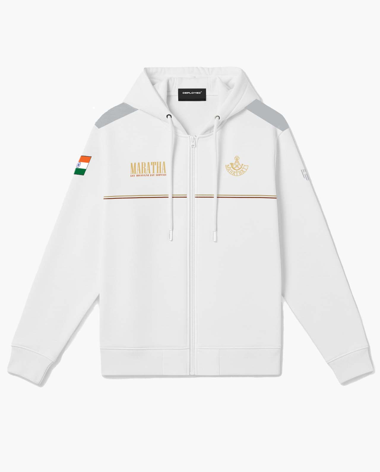 Maratha Regiment Zipper Hoodie