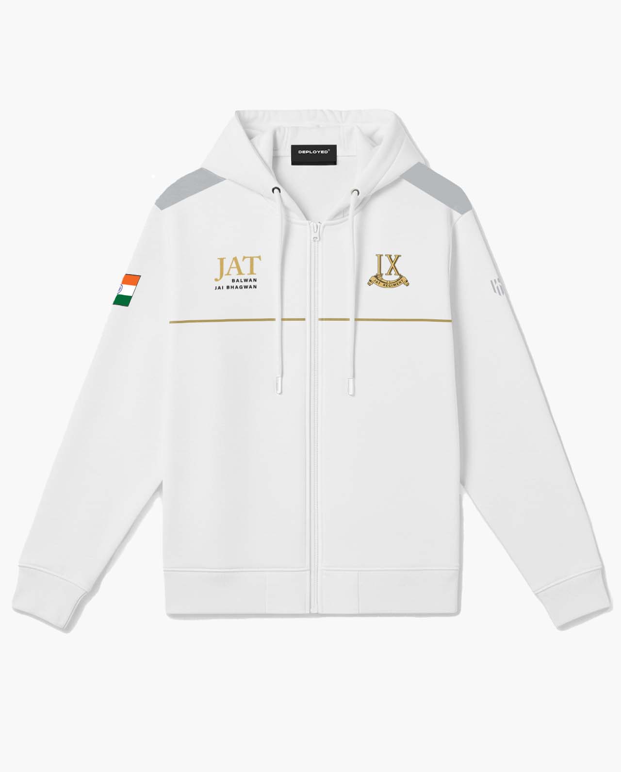 Jat Regiment Zipper Hoodie - CS