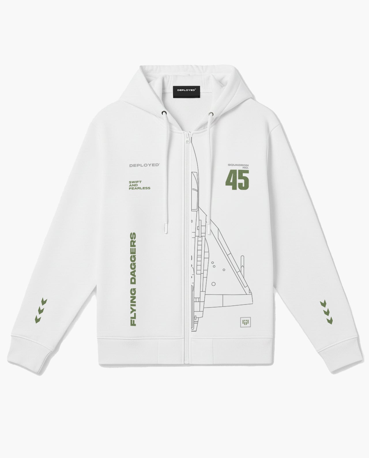 Sqdn.45 Legacy-Tejas Zipper Hoodie