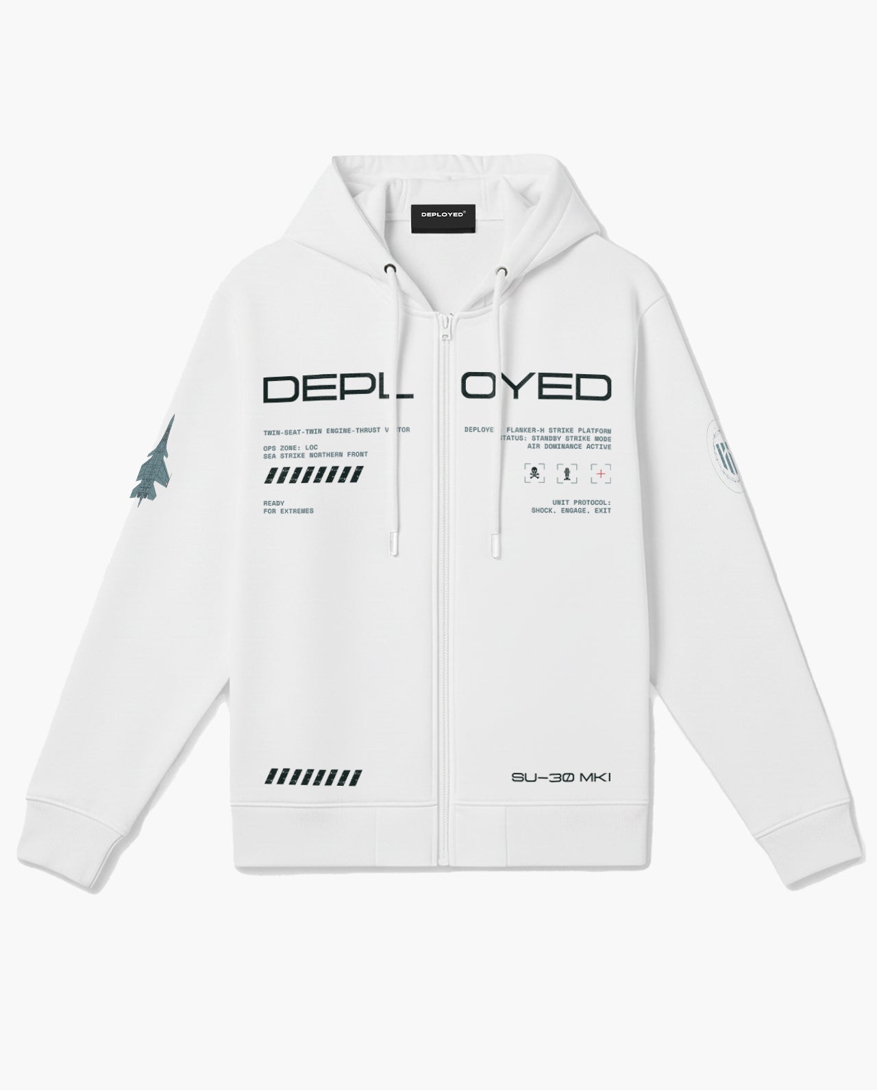 The Mighty Flanker Zipper Hoodie