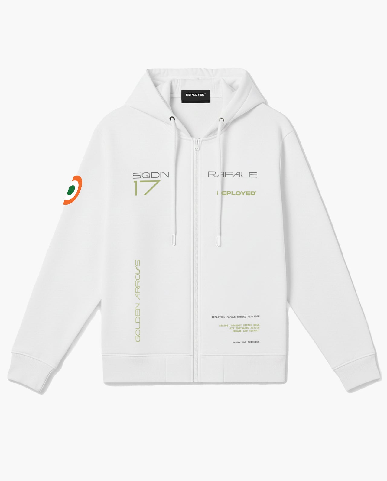 Sqdn.17 Golden Arrows-Rafale Zipper Hoodie