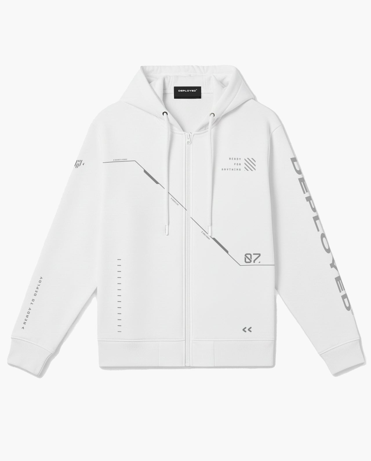 Agent 07 Zipper Hoodie - CS