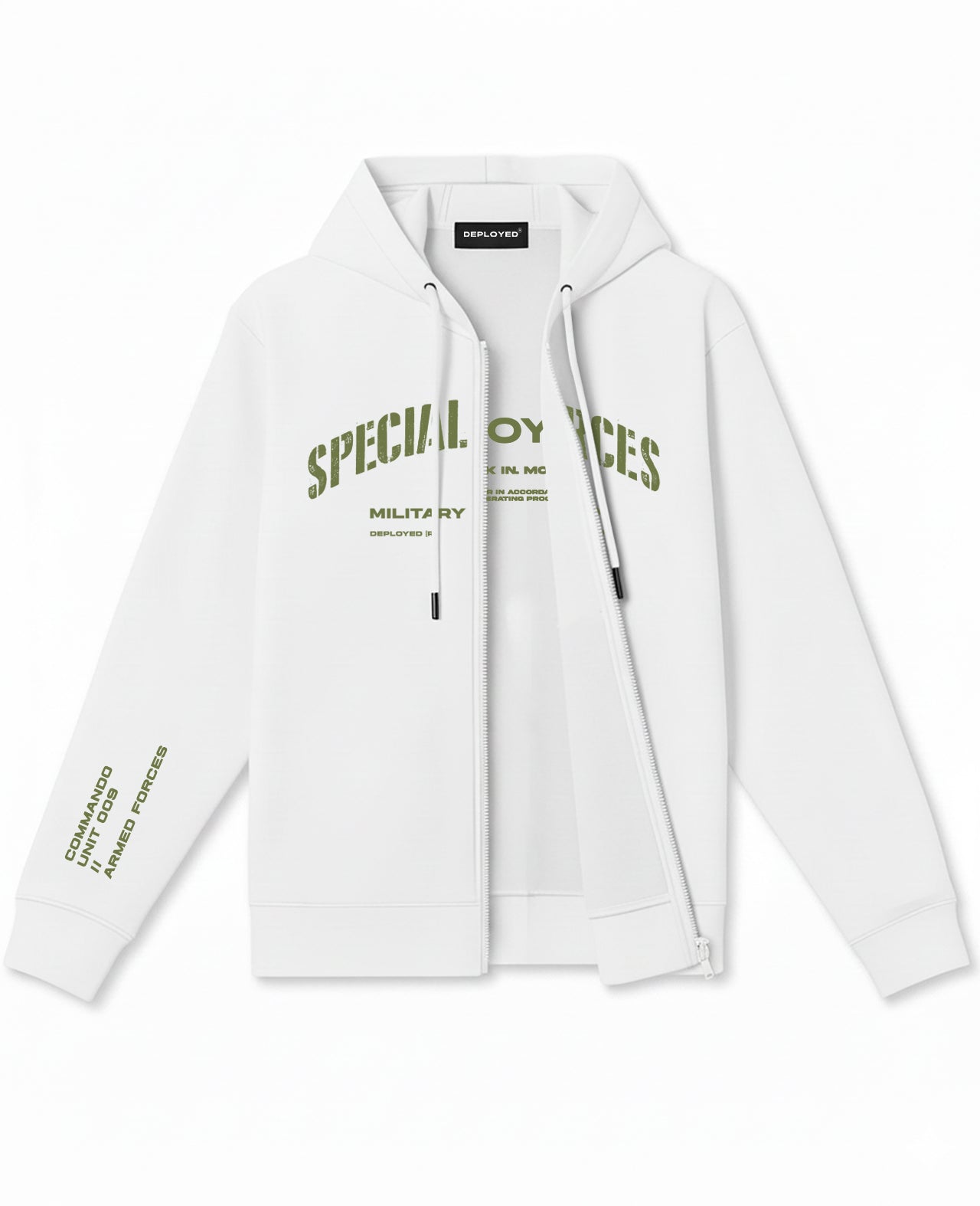 Deployed Special Forces Zipper Hoodie