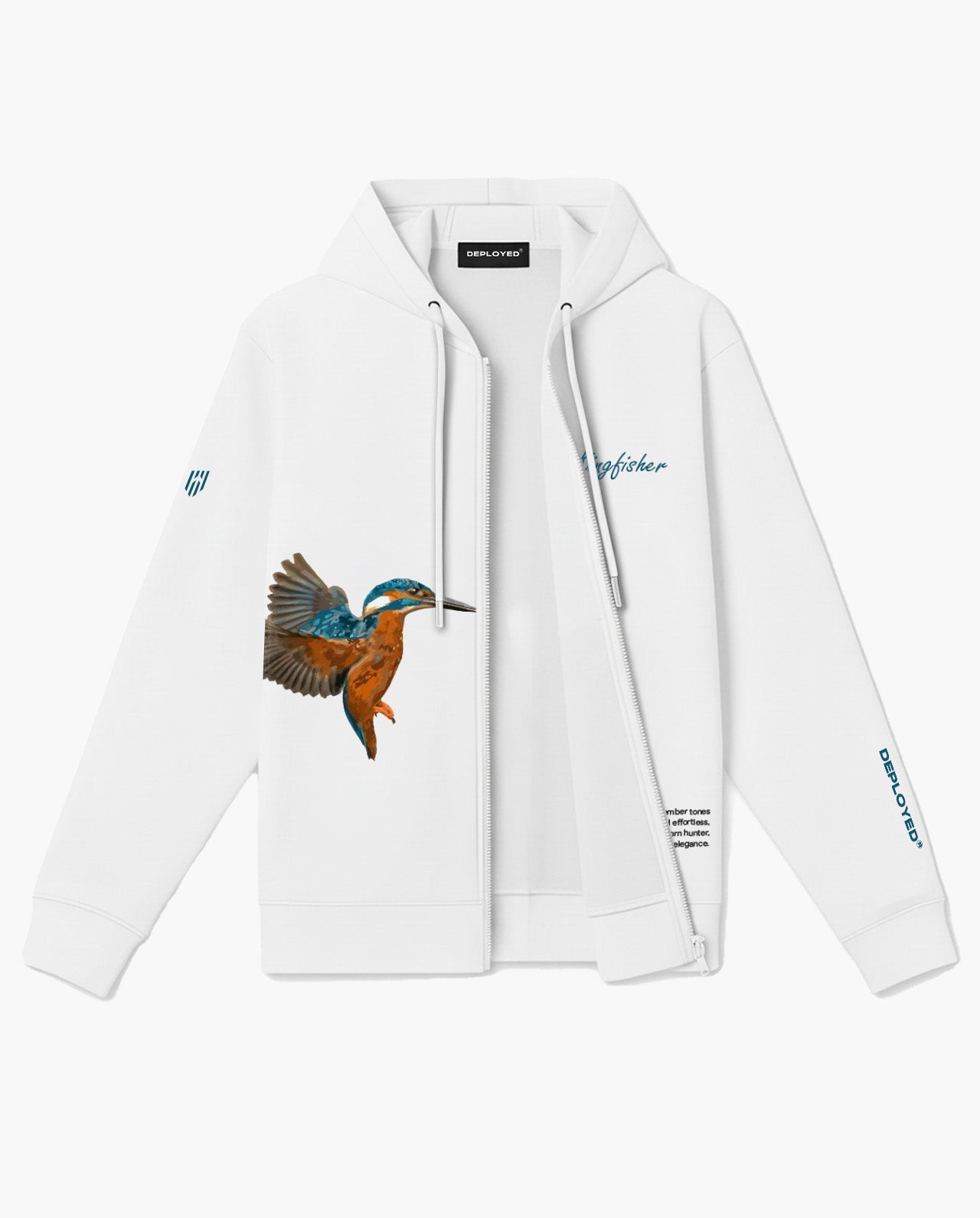 The Kingfisher Zipper Hoodie