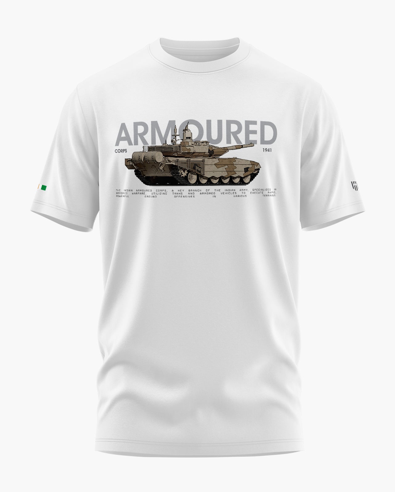ARMOURED CORPS Signature LuxeSoft Cotton T-Shirt
