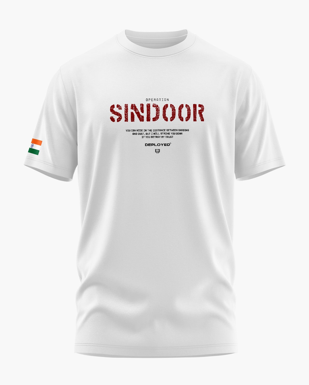 Operation Sindoor Tributo Signature LuxeSoft Cotton T-Shirt - CS
