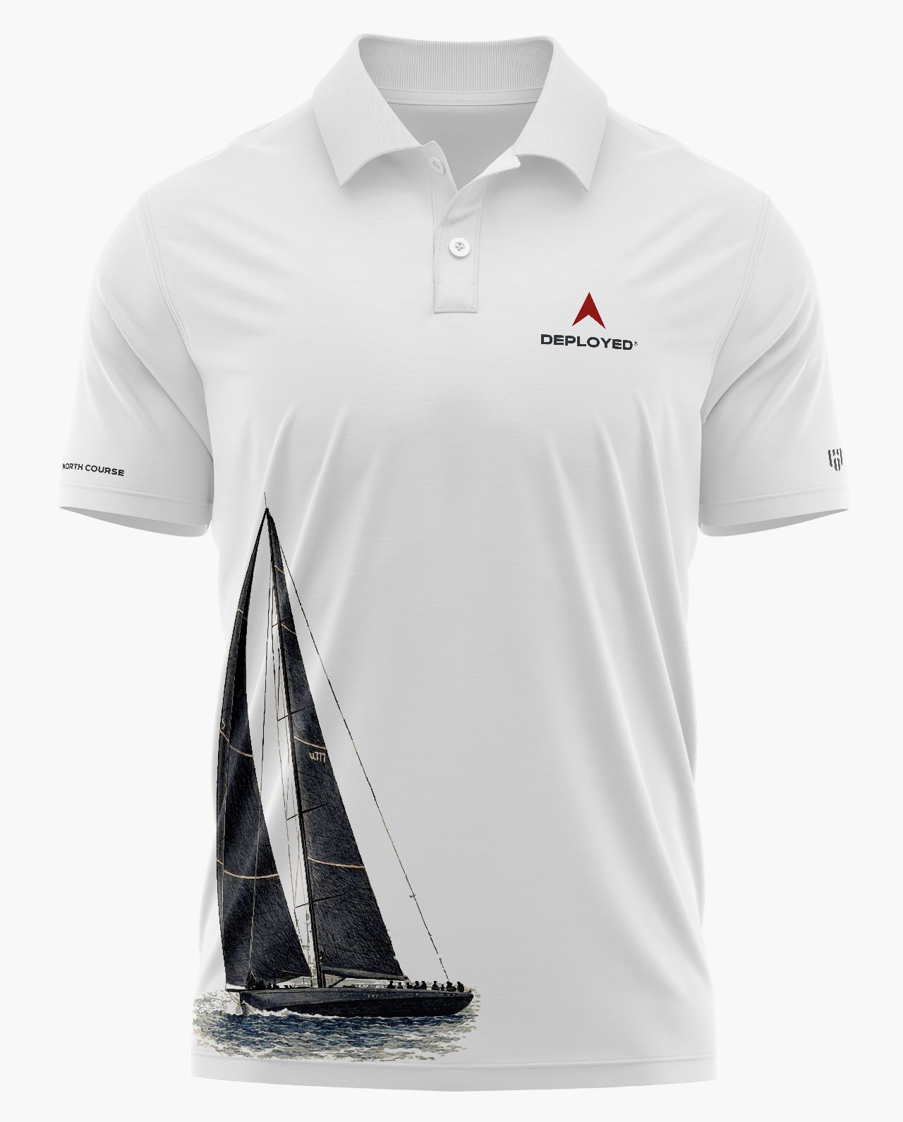 NORTH COURSE POLO T-SHIRT - White