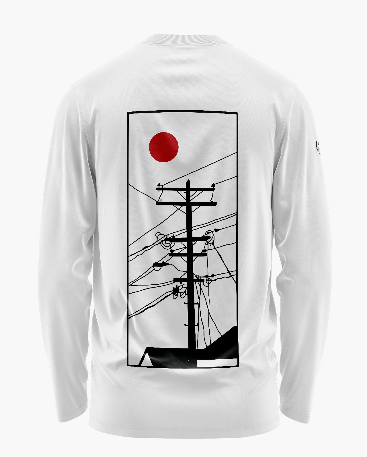 Crimson Horizon Signature Luxesoft Cotton Full Sleeve T-Shirt