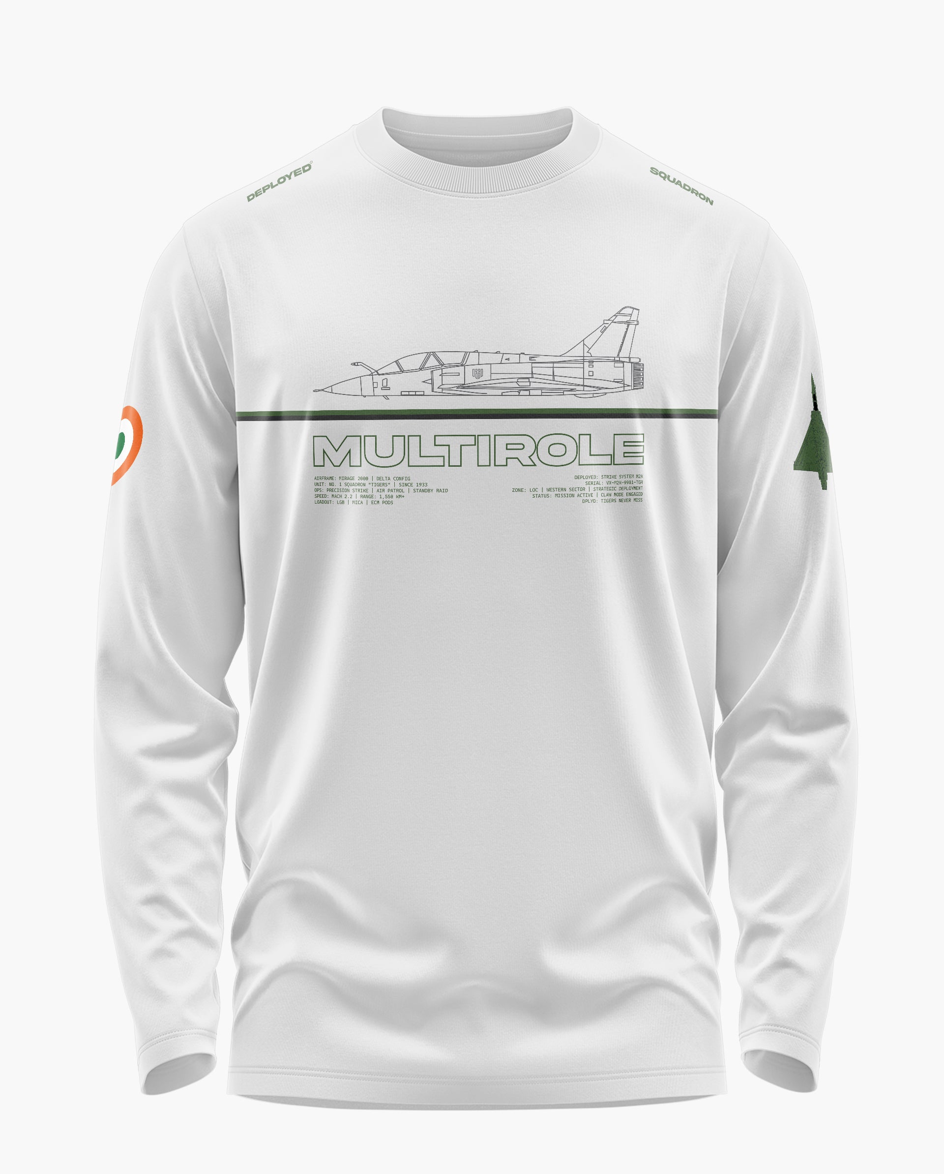 M2K Tactical Signature Luxesoft Cotton Full Sleeve T-Shirt