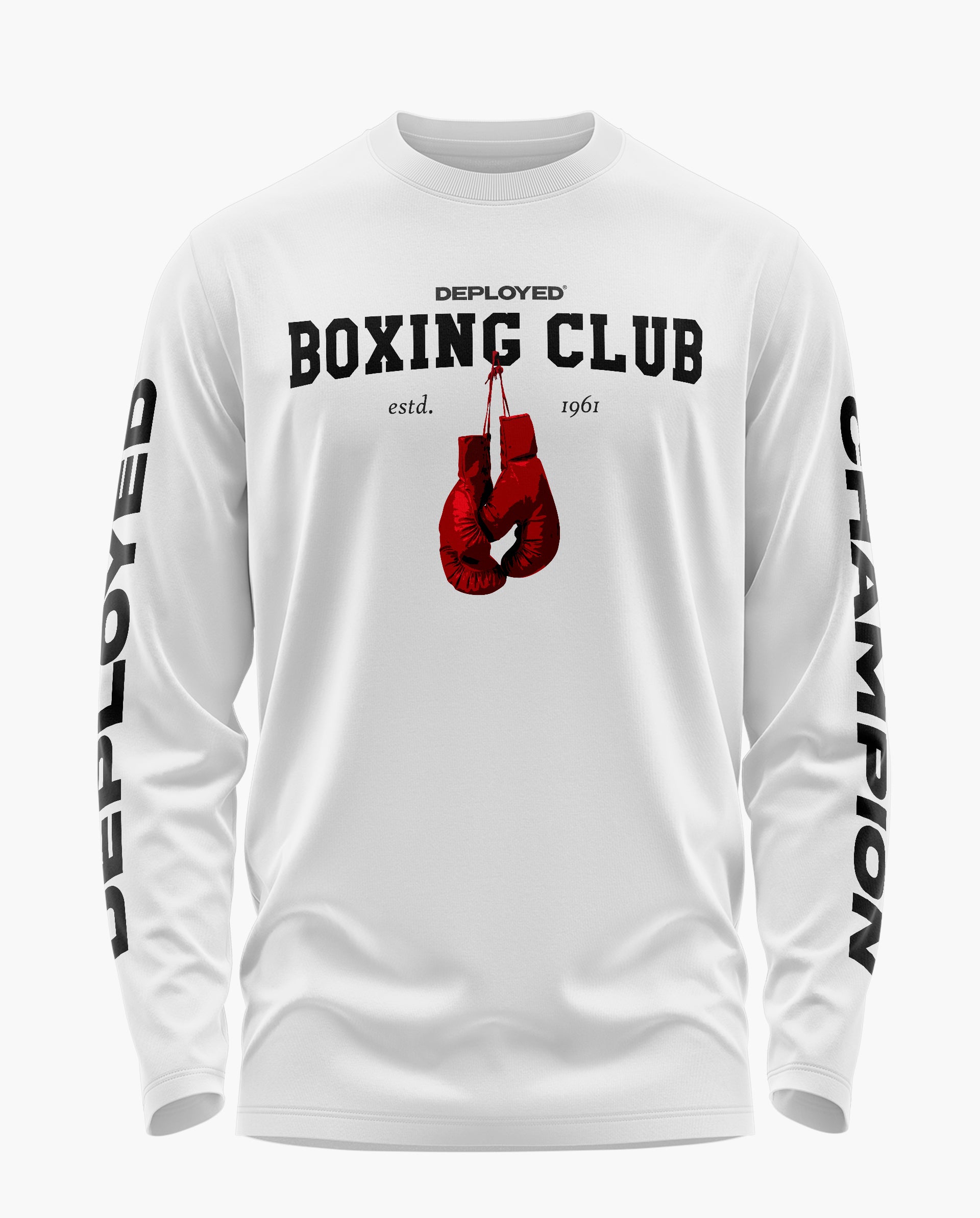 Boxing Club Signature Luxesoft Cotton Full Sleeve T-Shirt