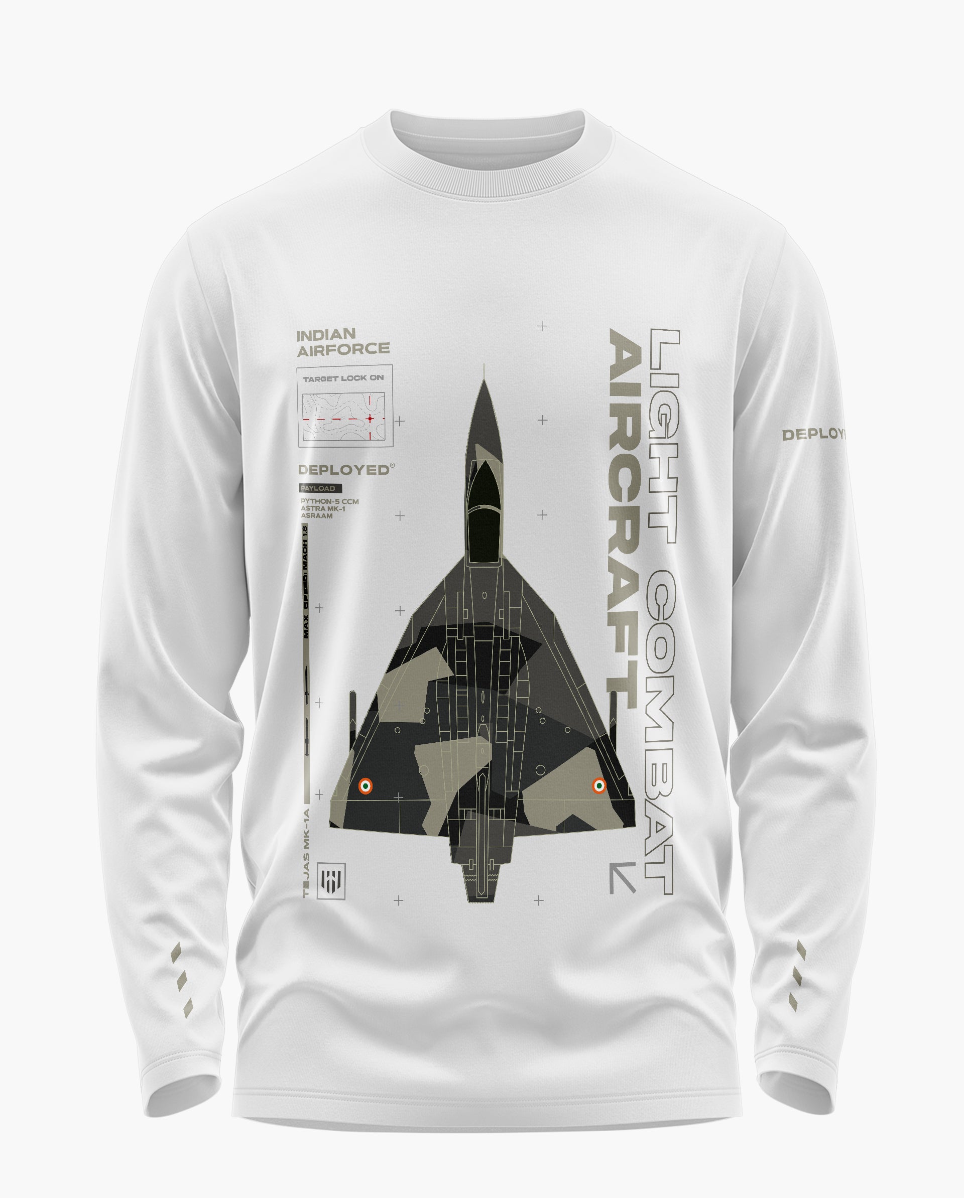 Sr-003-Camo-Tejas Signature Luxesoft Cotton Full Sleeve T-Shirt