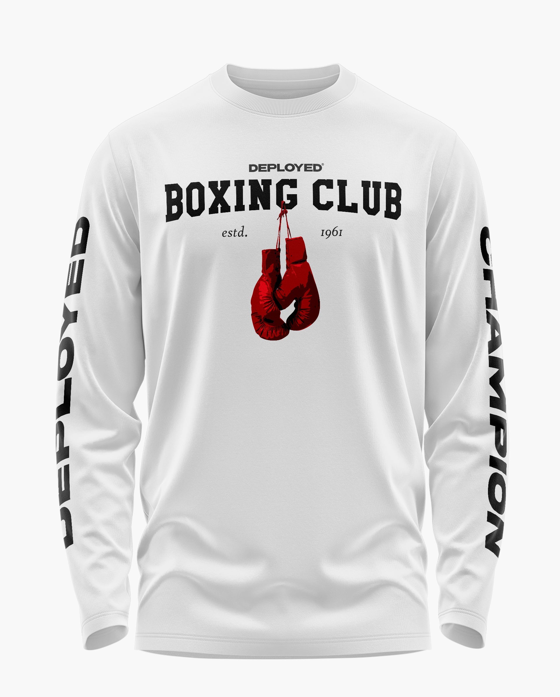 Boxing Club Signature Luxesoft Cotton Full Sleeve T-Shirt - CS