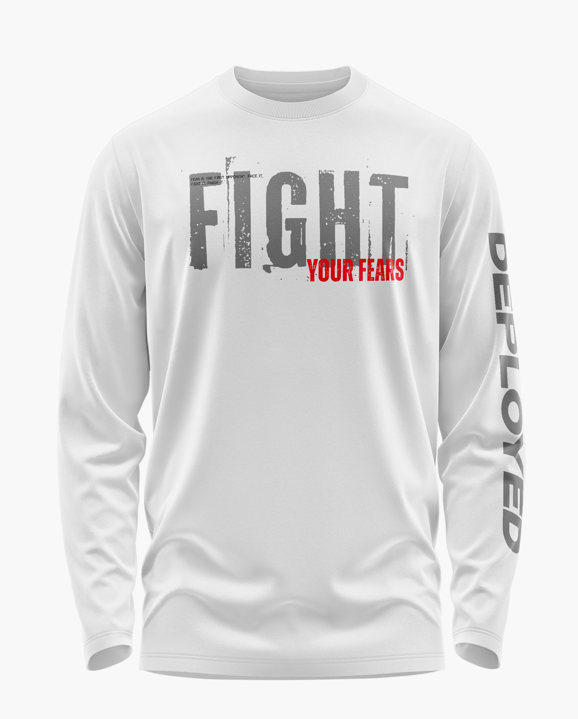 Fight Your Fear Signature Luxesoft Cotton Full Sleeve T-Shirt