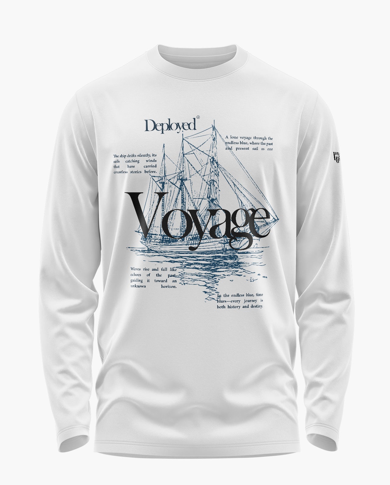 Voyage Through The Ocean Signature Luxesoft Cotton Full Sleeve T-Shirt