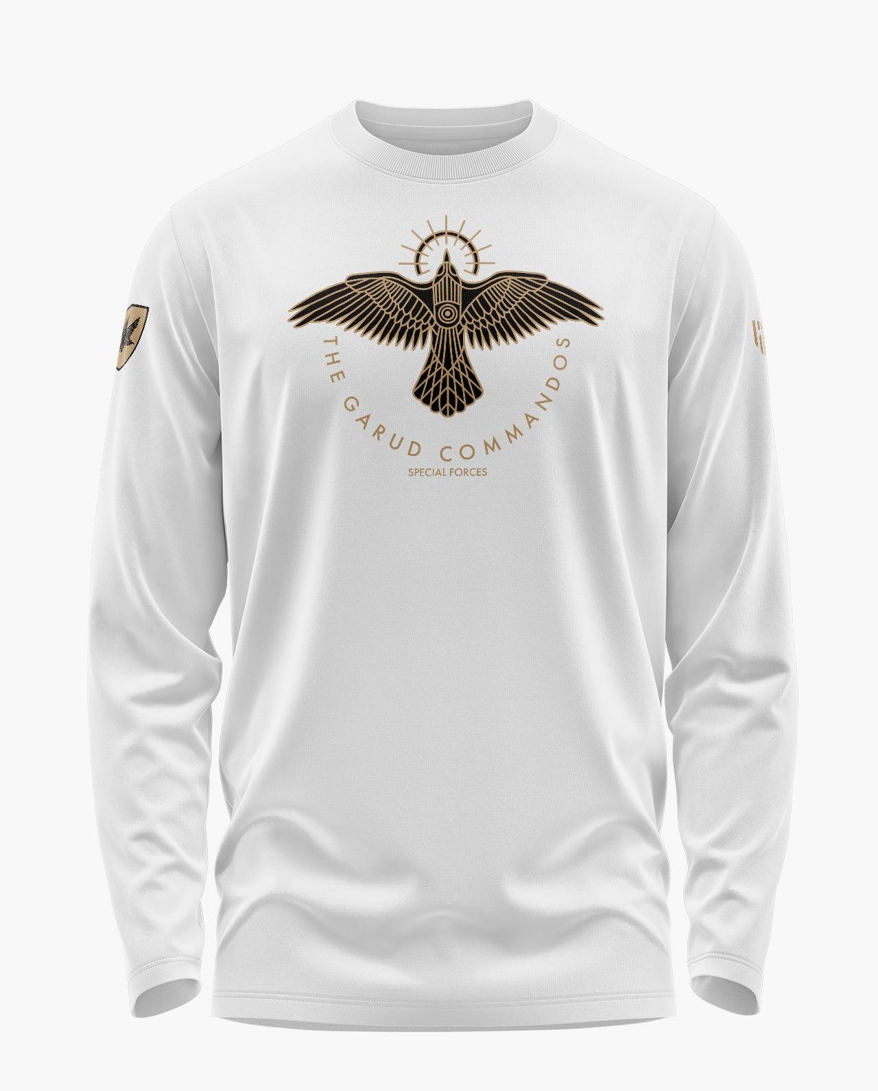 Garud Commandos Sf Signature Luxesoft Cotton Full Sleeve T-Shirt - CS