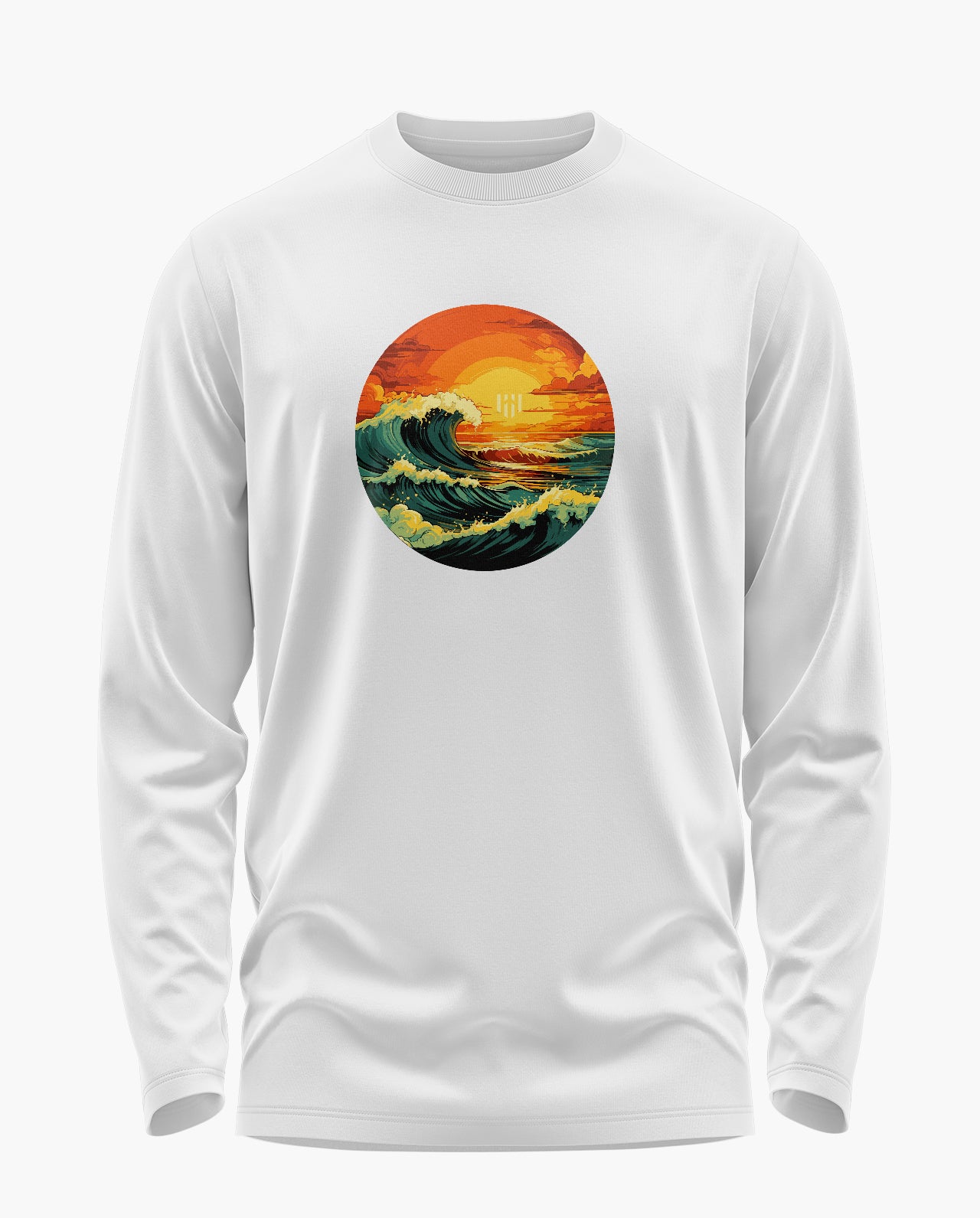 Dawn At Sea Signature Luxesoft Cotton Full Sleeve T-Shirt