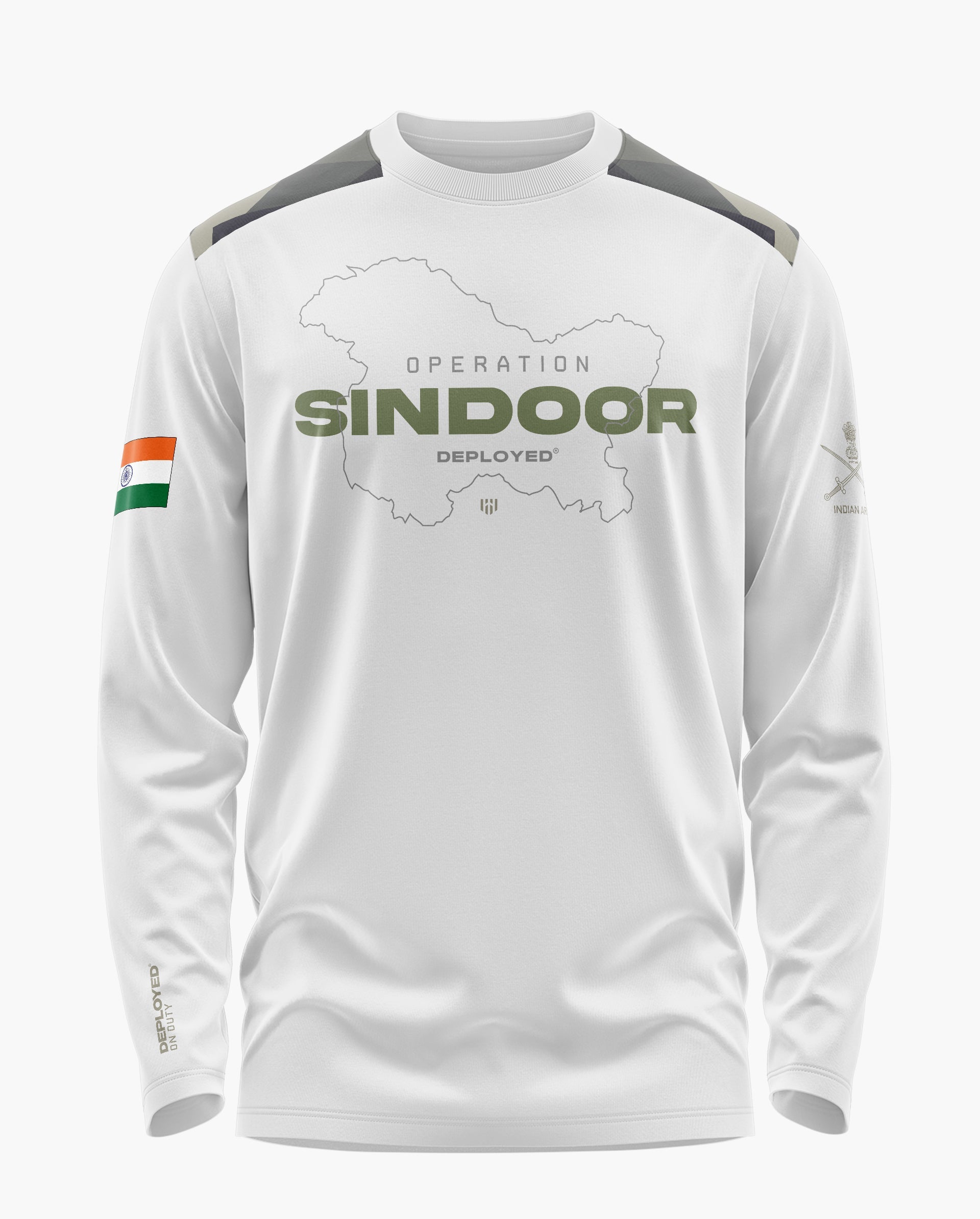 Op Sindoor Camo Signature Luxesoft Cotton Full Sleeve T-Shirt - CS