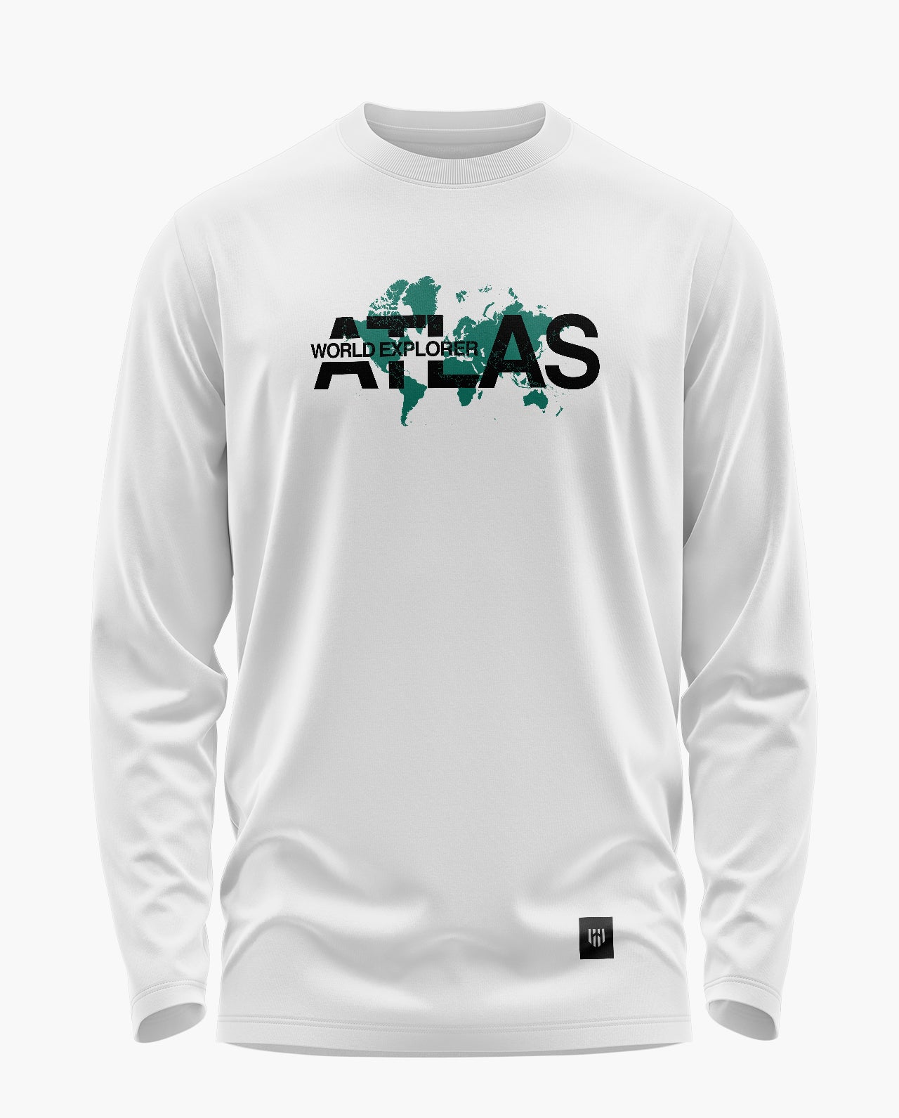 World Atlas Explorer Signature Luxesoft Cotton Full Sleeve T-Shirt