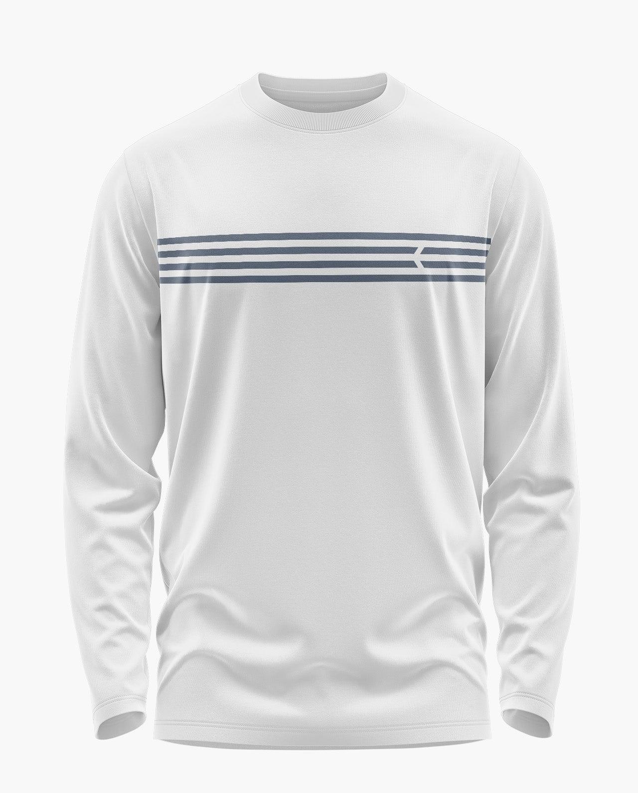Logo Stripe Full Sleeve T-Shirt - Aero Armour