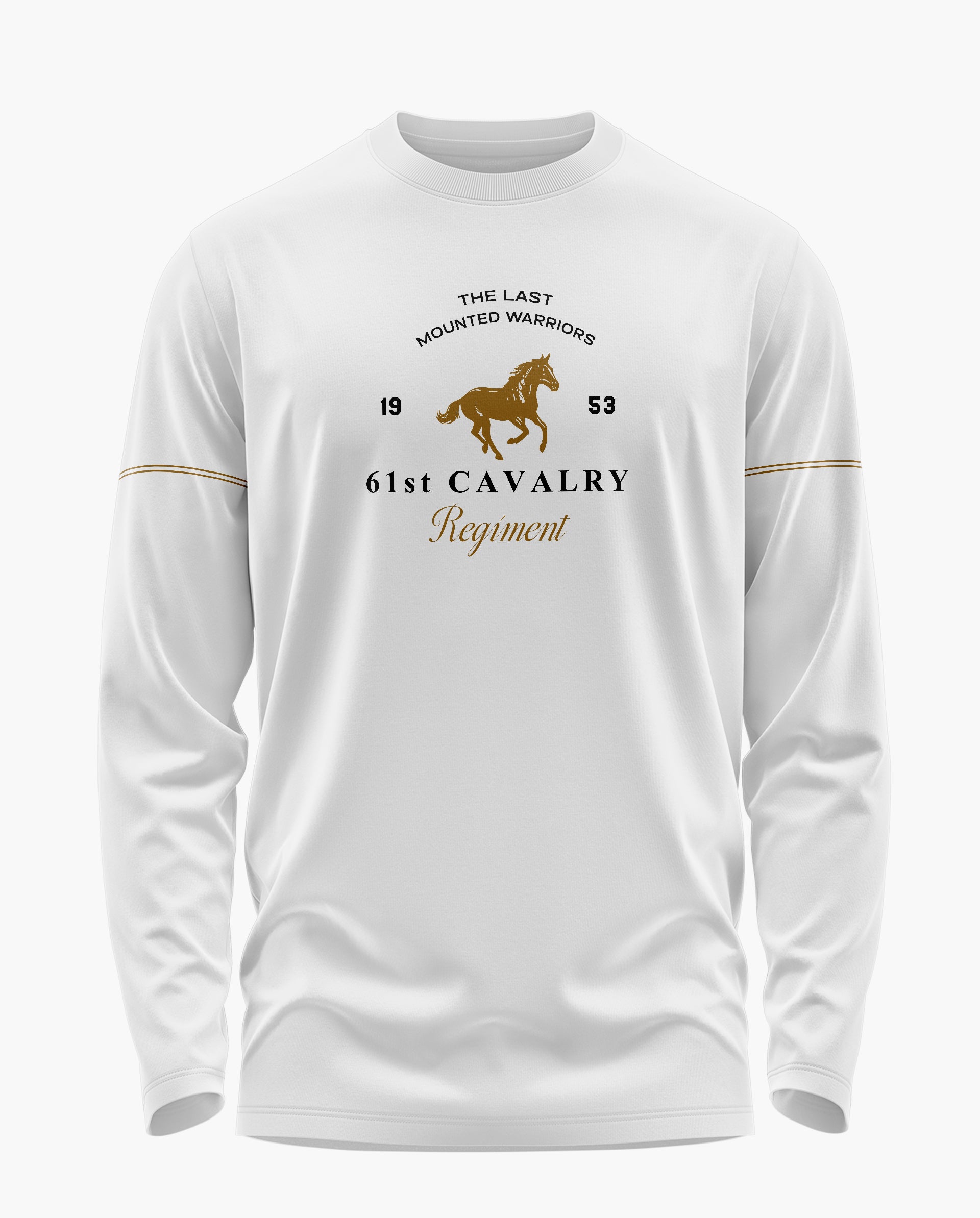 61st Cavalry Regt Signature Luxesoft Cotton Full Sleeve T-Shirt