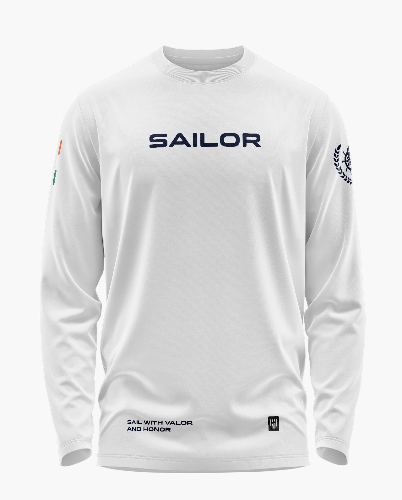 A Sailor'S Pride Signature Luxesoft Cotton Full Sleeve T-Shirt - CS