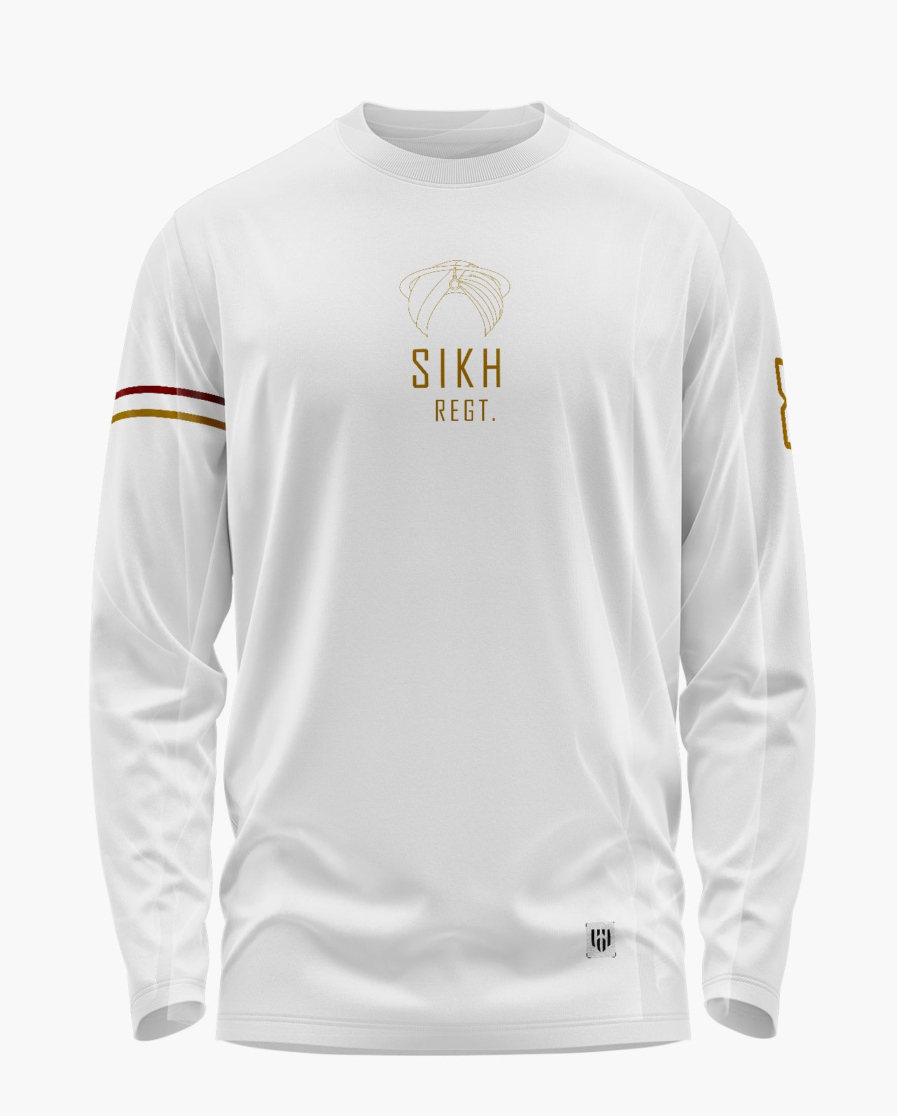 8 Sikh Regt Signature Luxesoft Cotton Full Sleeve T-Shirt