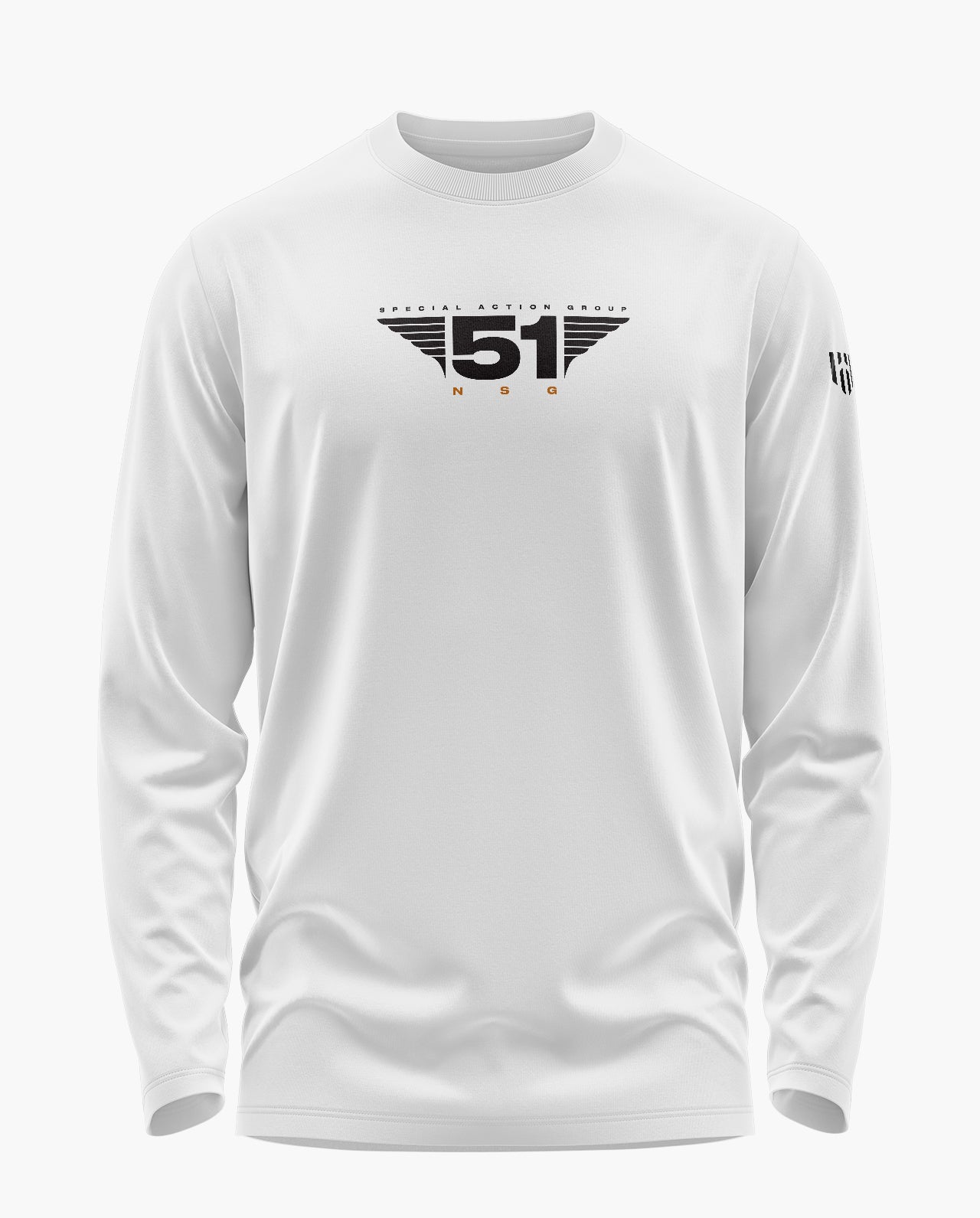 51 Nsg Signature Luxesoft Cotton Full Sleeve T-Shirt