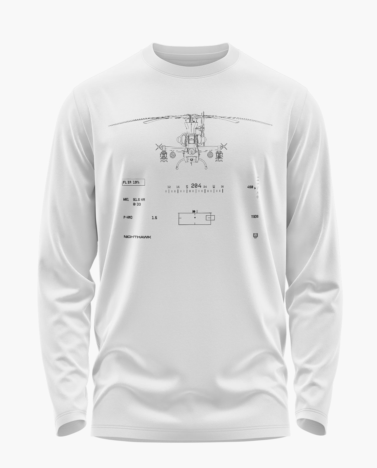 Nighthawk Signature Luxesoft Cotton Full Sleeve T-Shirt