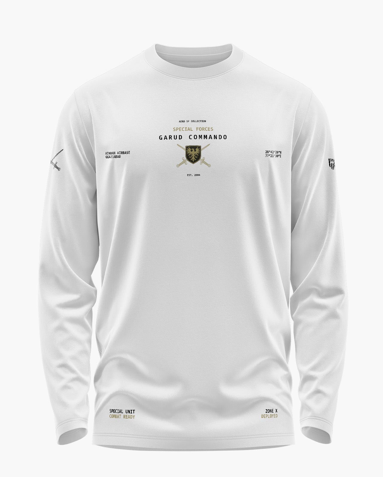 Garud Commando Prime Signature Luxesoft Cotton Full Sleeve T-Shirt  - CS