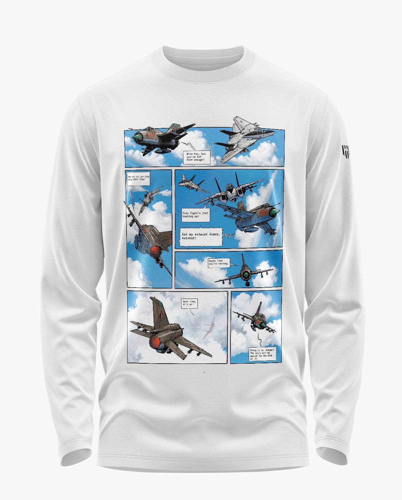 Dogfight Action Signature Luxesoft Cotton Full Sleeve T-Shirt