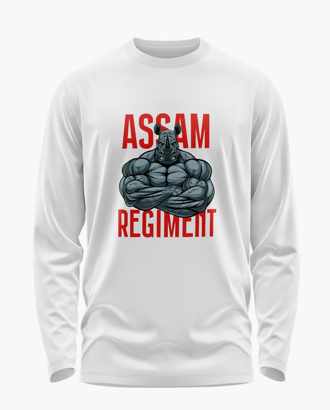 [CS] Assam Rhinos Signature Luxesoft Cotton Full Sleeve T-Shirt
