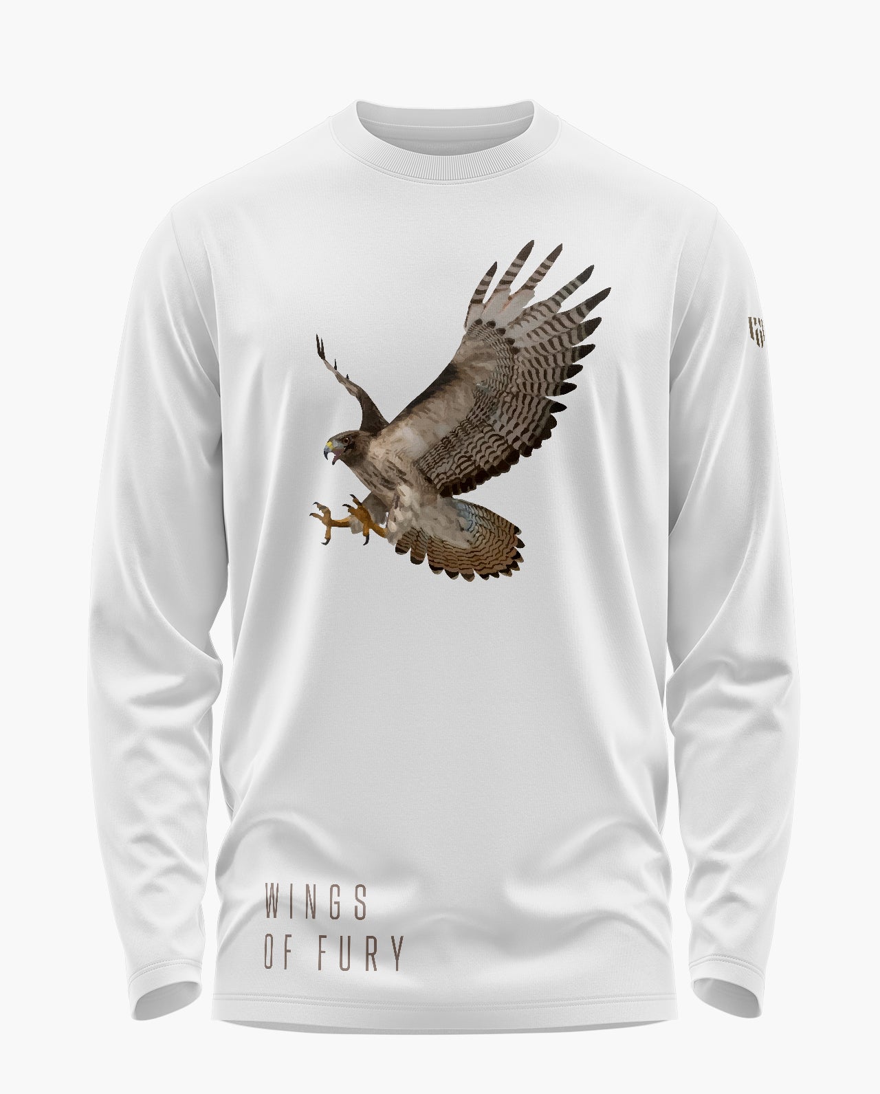 Wings Of Fury Signature Luxesoft Cotton Full Sleeve T-Shirt - CS