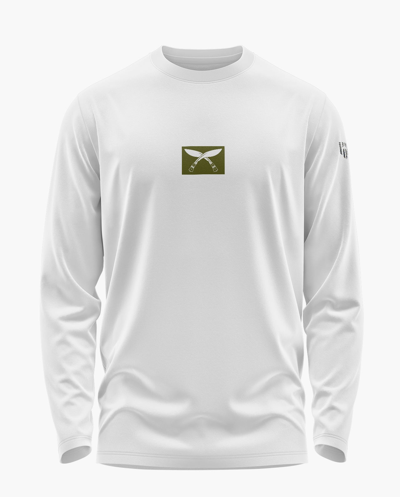Gorkha Patch Signature Luxesoft Cotton Full Sleeve T-Shirt