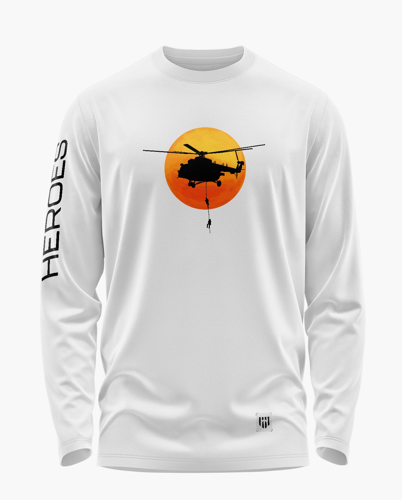 Bravery In Black Signature Luxesoft Cotton Full Sleeve T-Shirt