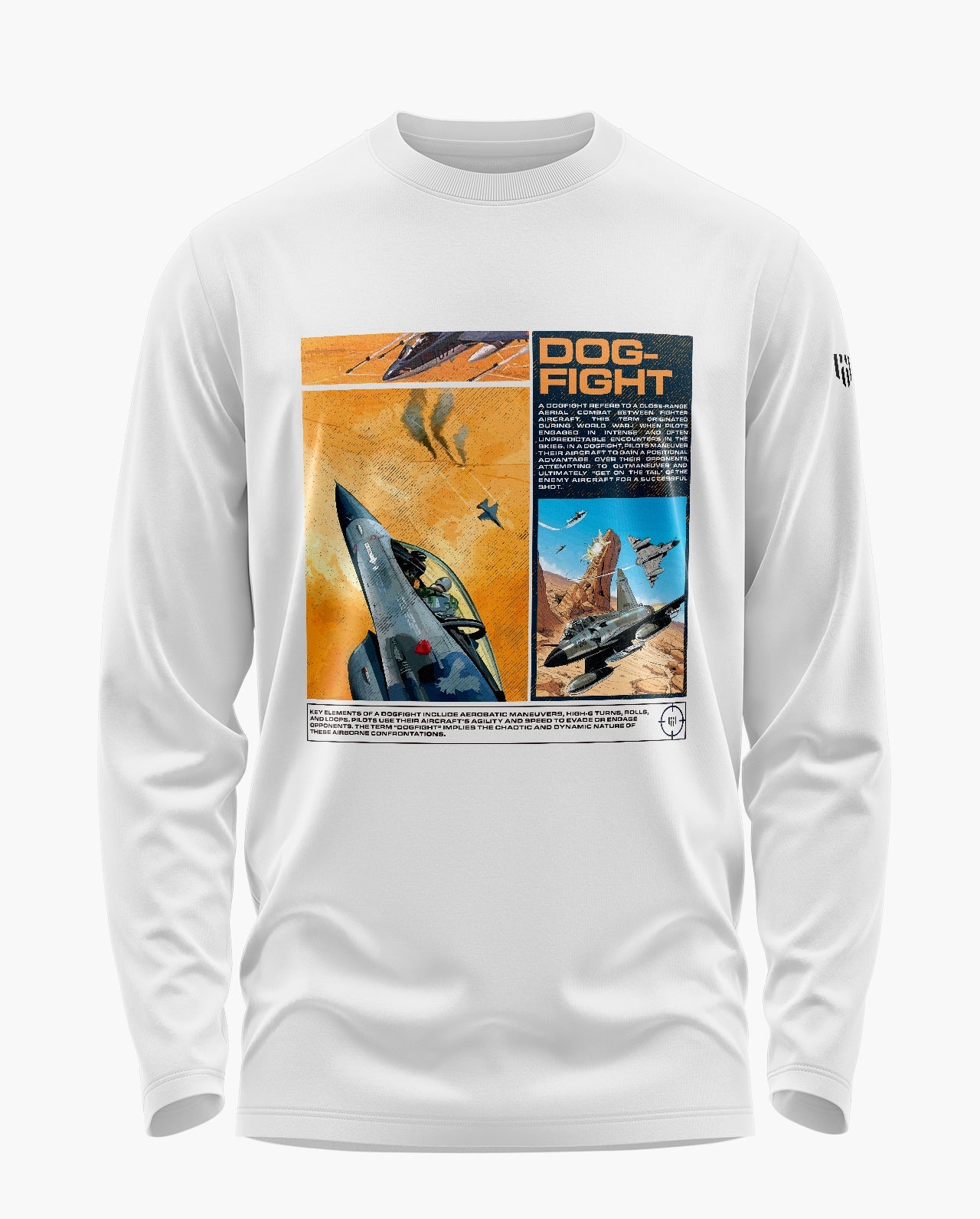 Dogfight Signature Luxesoft Cotton Full Sleeve T-Shirt  - CS