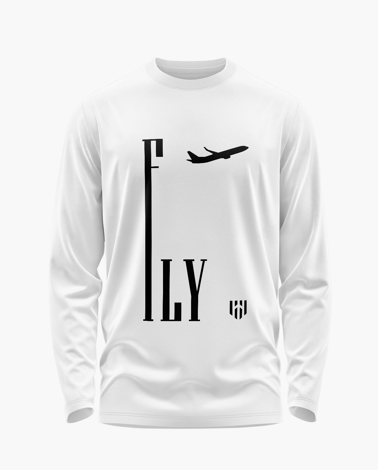 Fly High With Deployed Signature Luxesoft Cotton Full Sleeve T-Shirt - CS