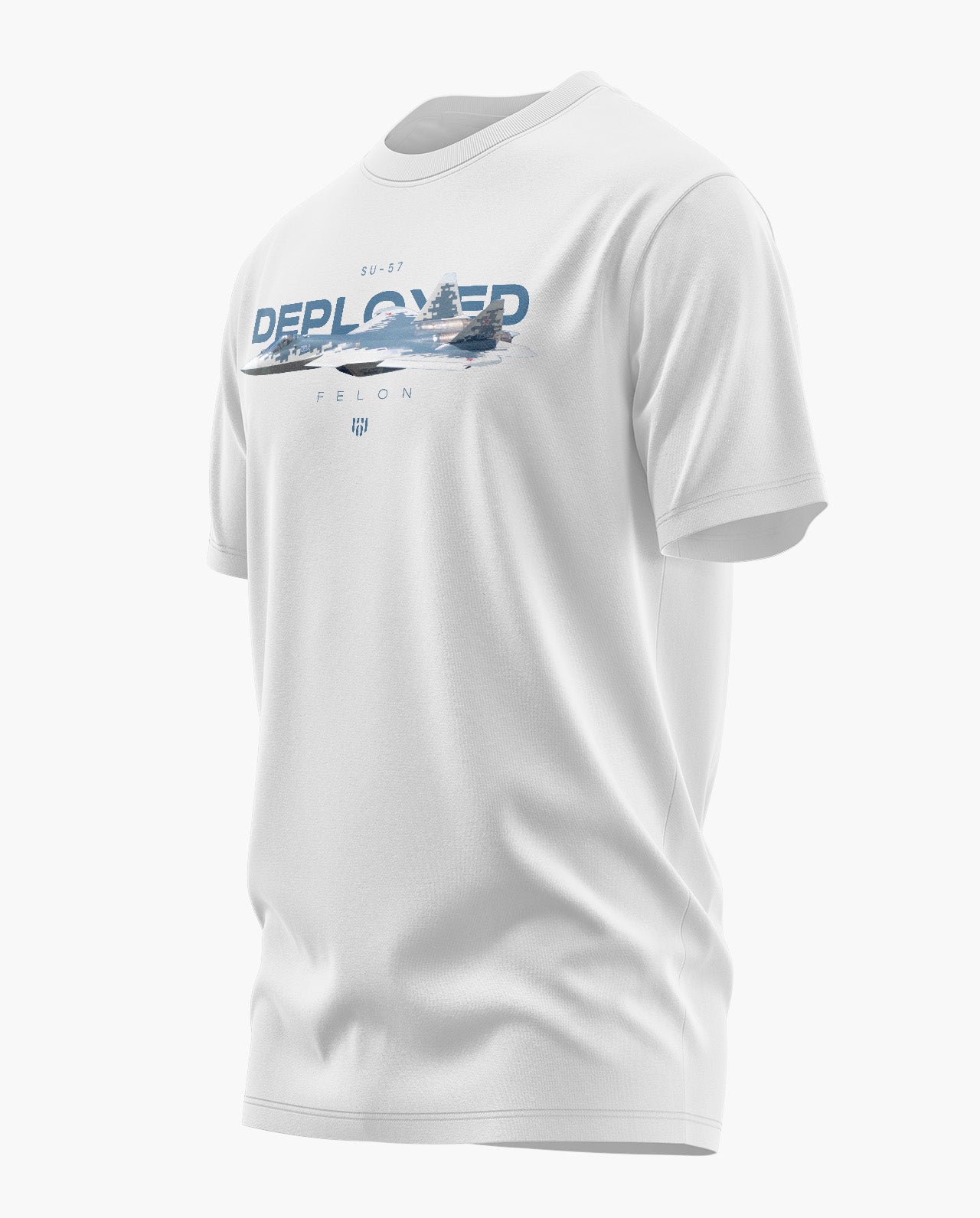 The SU-57 Deployed Signature LuxeSoft Cotton T-Shirt