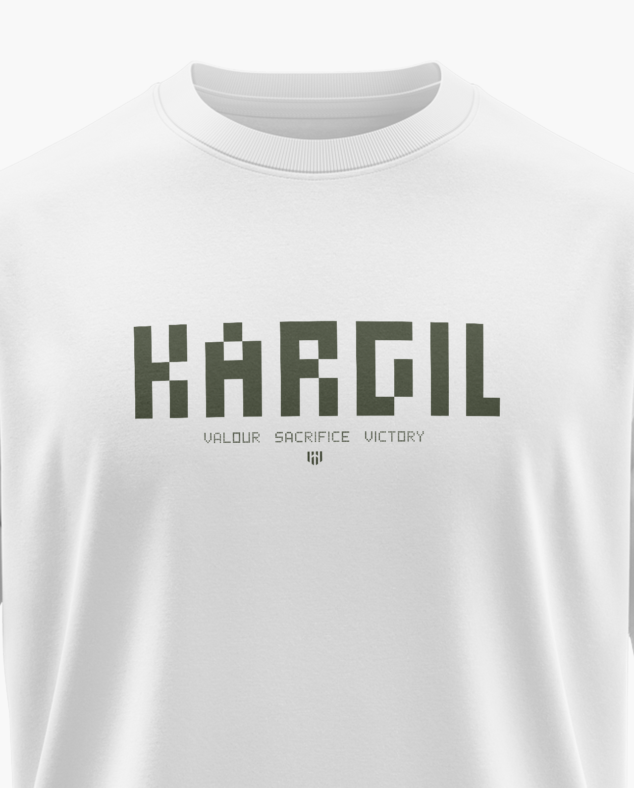 8BIT KARGIL Signature LuxeSoft Cotton T-Shirt