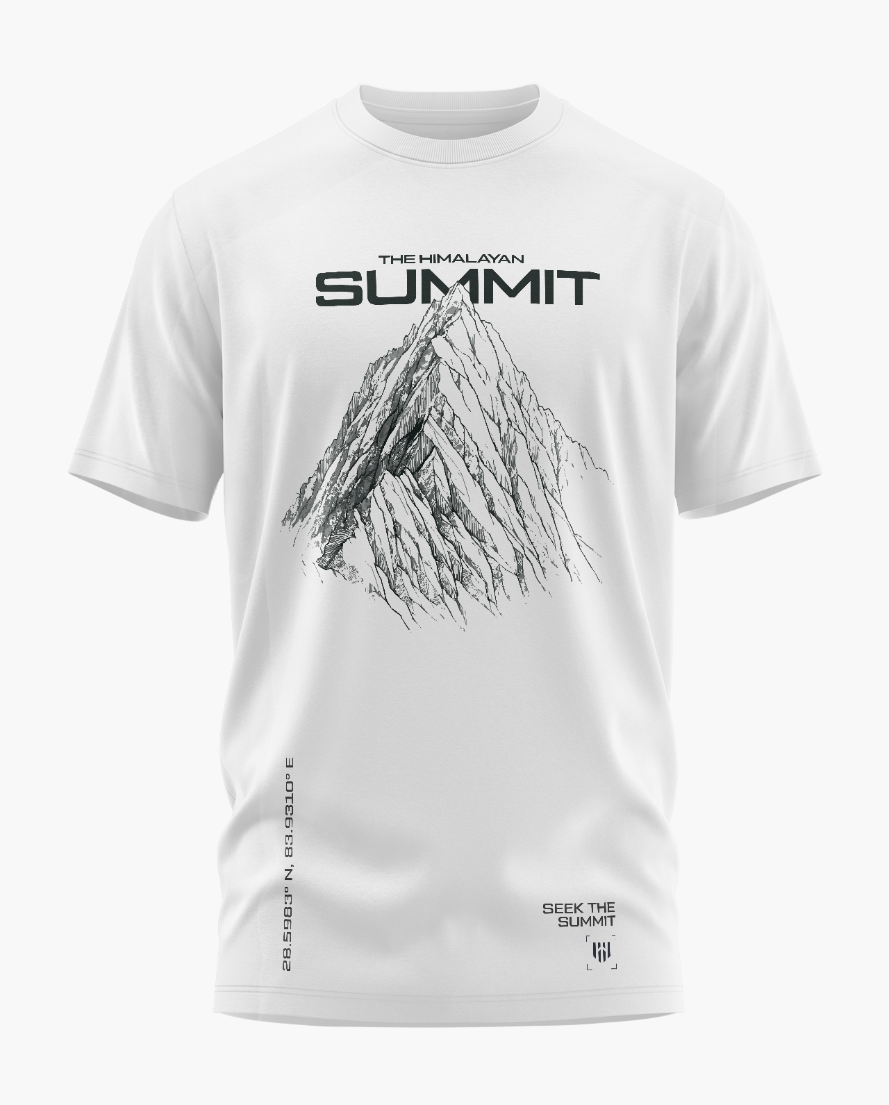 THE HIMALYAN SUMMIT Signature LuxeSoft Cotton T-Shirt