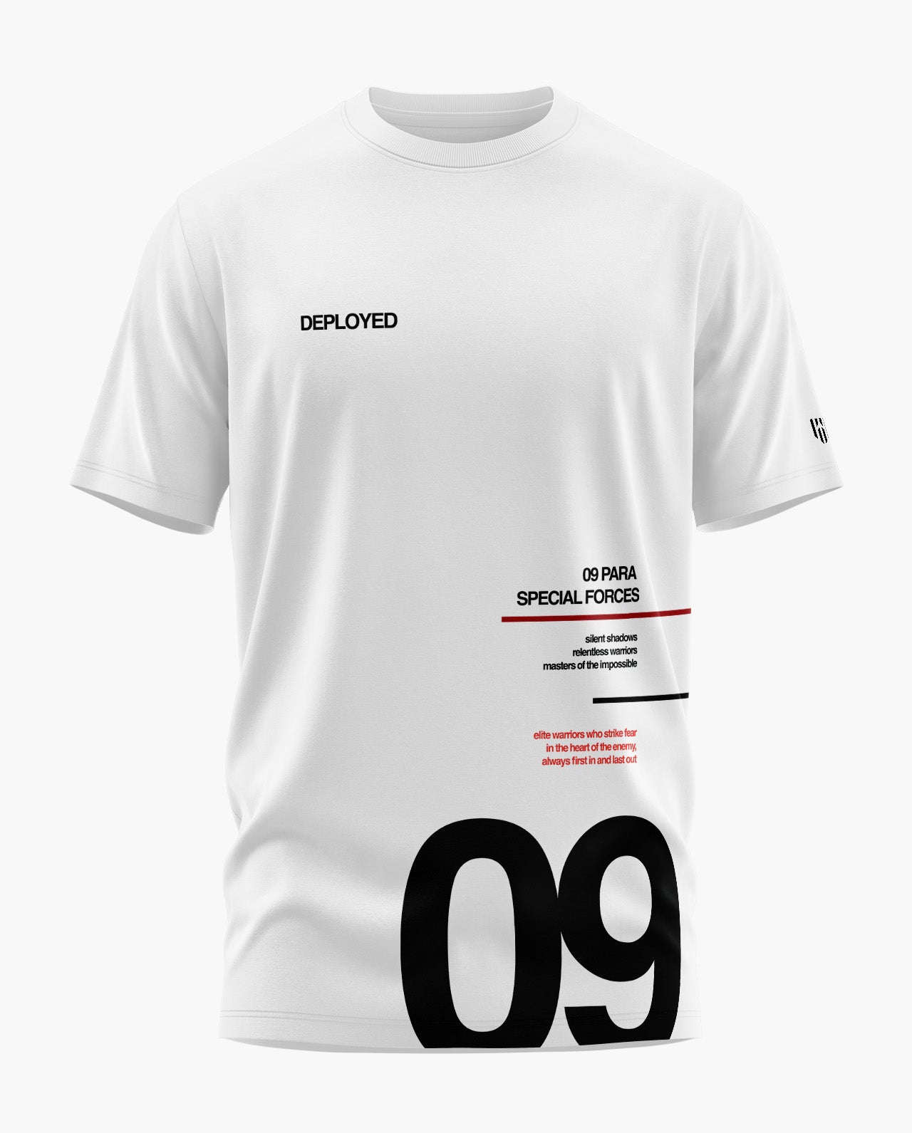 DEPLOYED 9 PARA SF Signature LuxeSoft Cotton T-Shirt