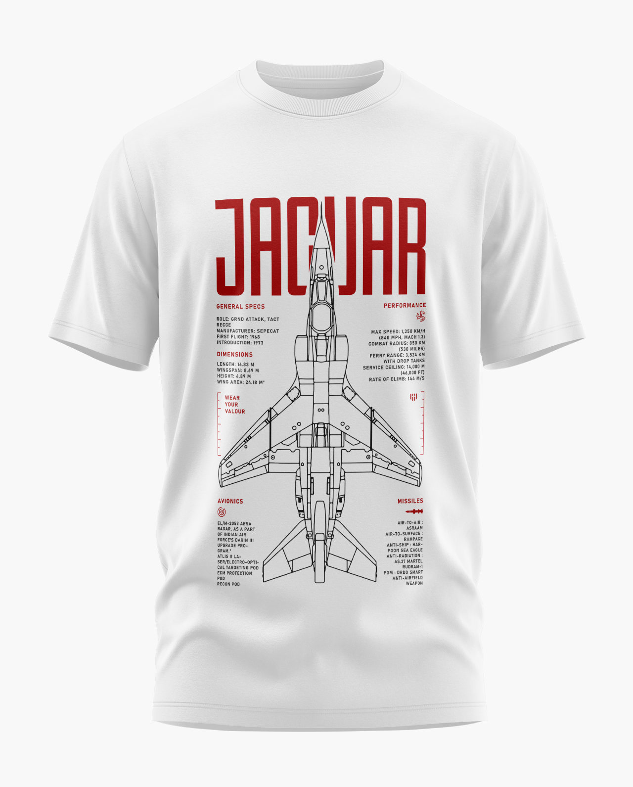 JAGUAR LEGACY Signature LuxeSoft Cotton T-Shirt