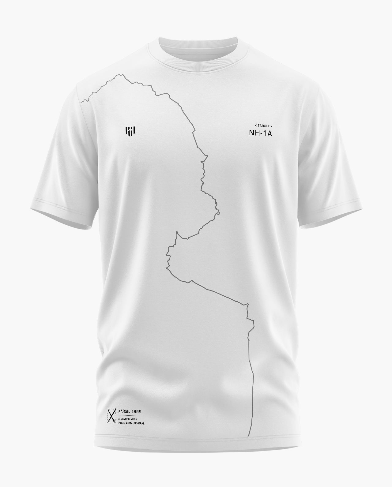 NH-1A Kargil 99 Signature LuxeSoft Cotton T-Shirt