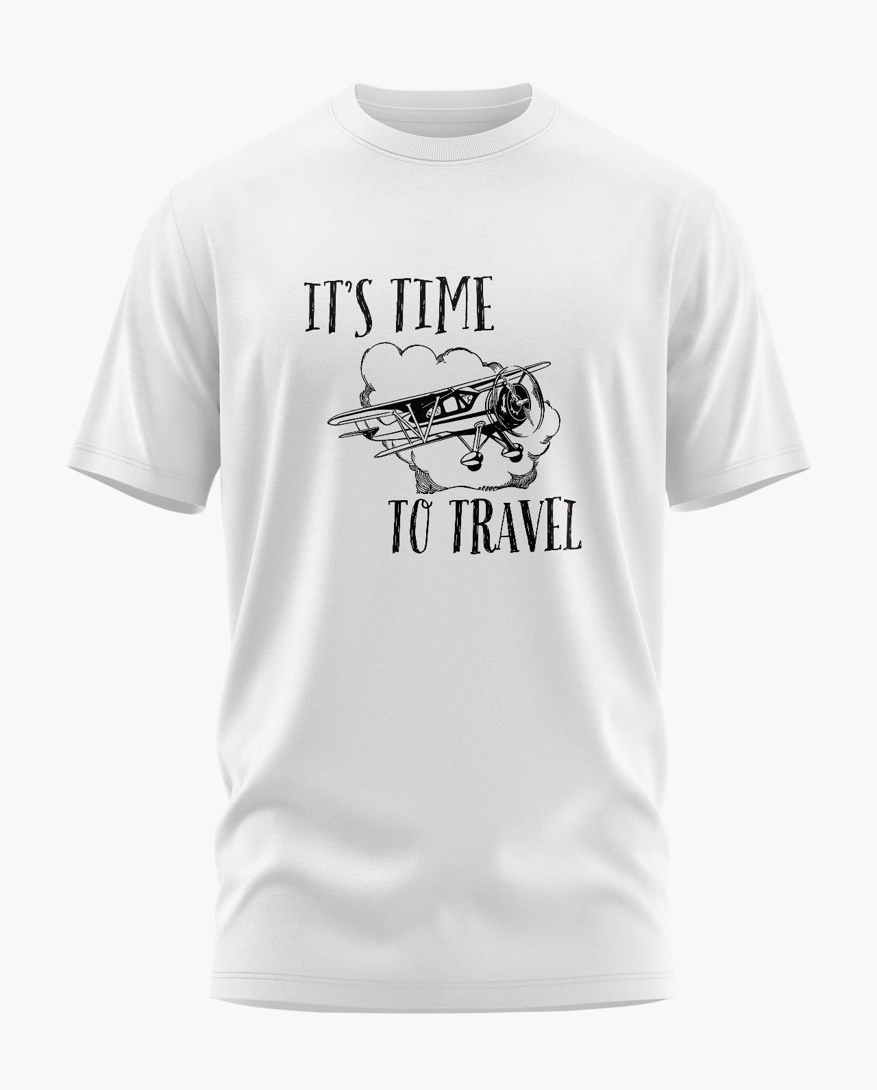 [CS] It's Time to Travel Signature LuxeSoft Cotton T-Shirt