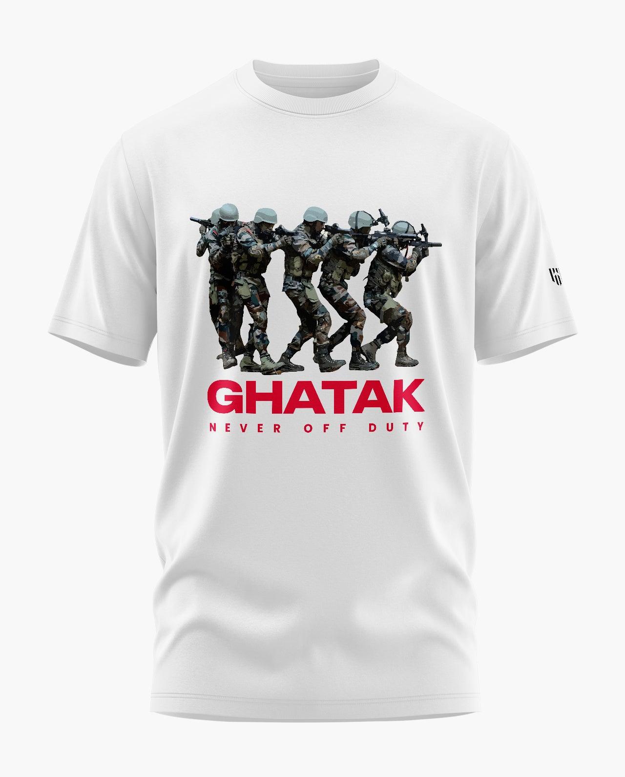 Ghatak Never Off Duty Signature LuxeSoft Cotton T-Shirt - CS