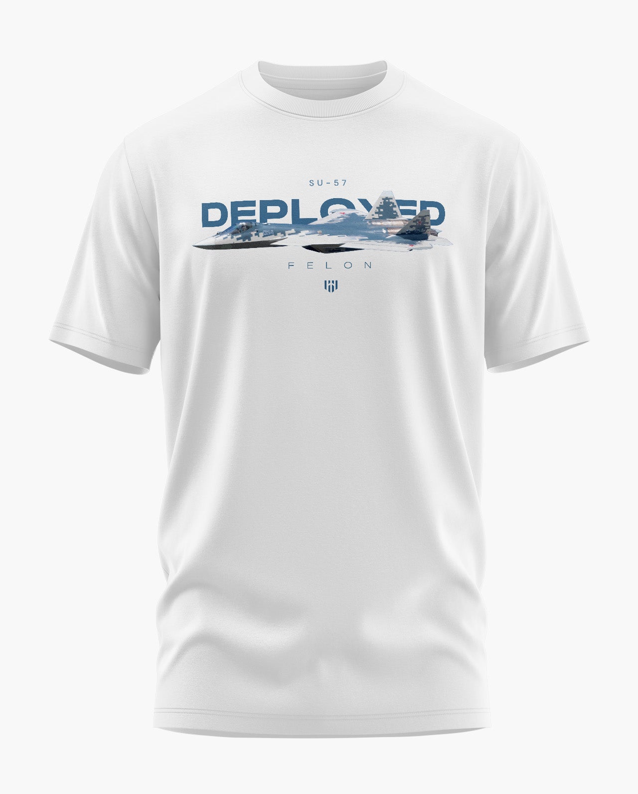 The SU-57 Deployed Signature LuxeSoft Cotton T-Shirt
