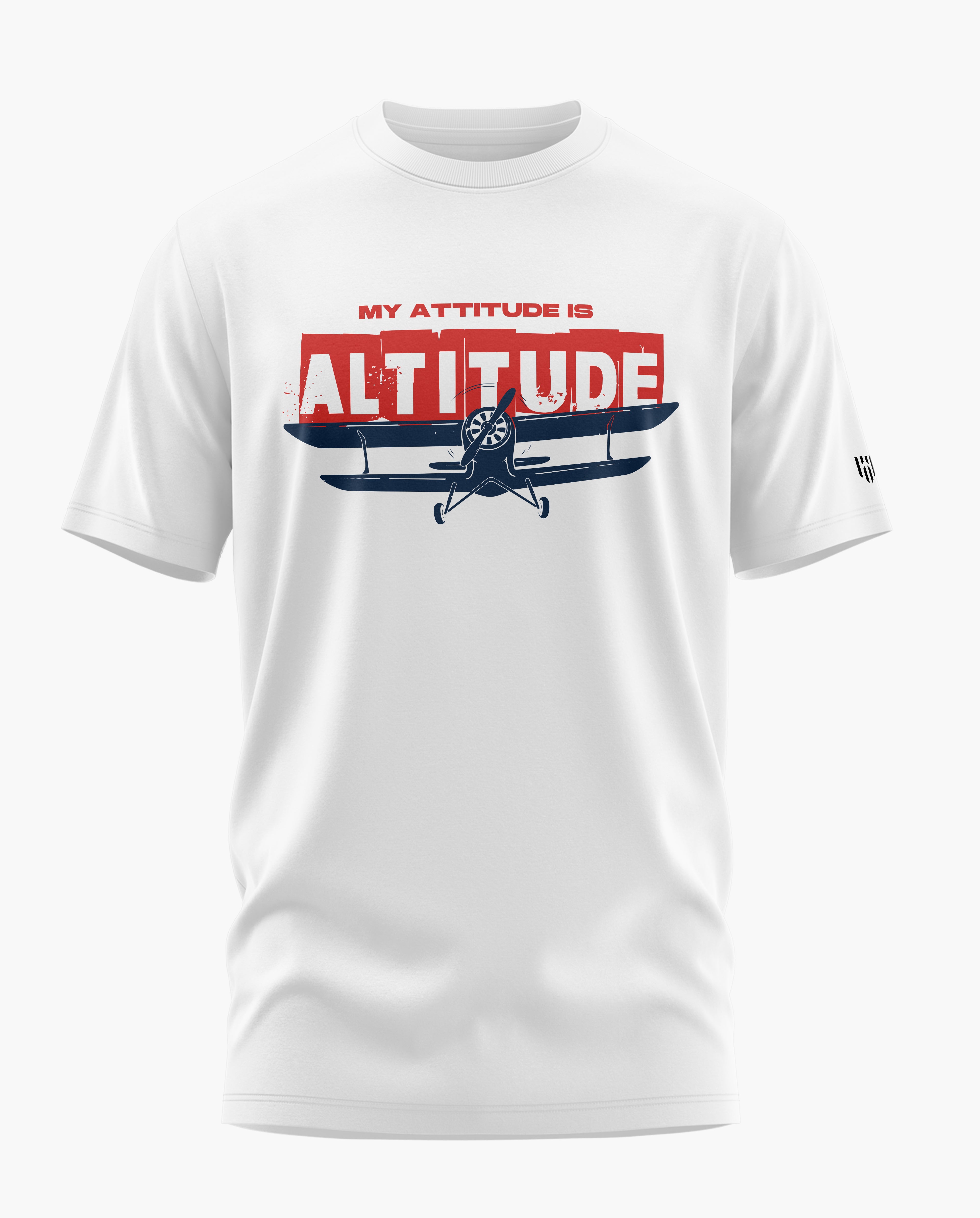 My Attitude Is Altitude Signature LuxeSoft Cotton T-Shirt